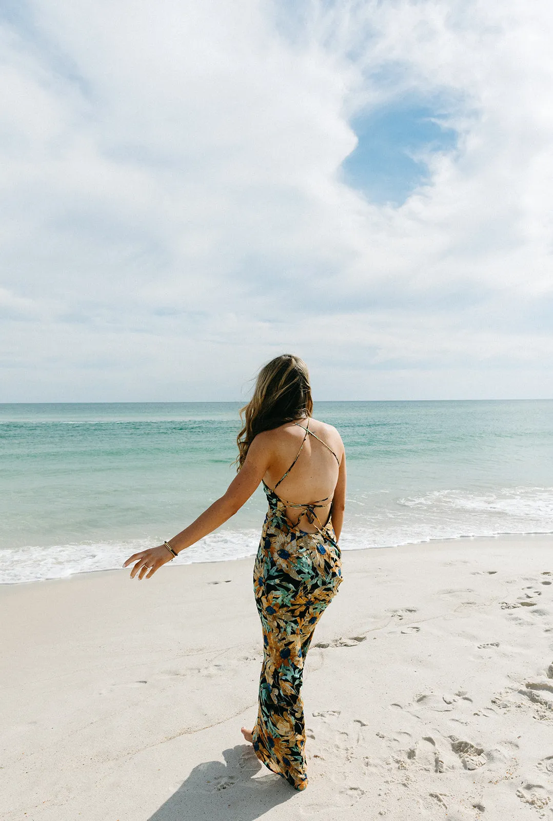 All For Florals Maxi Dress  - Black Multi