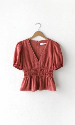 Allison Peplum Top