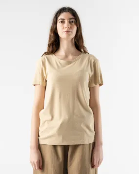 Baserange Silk Tee in Oak Yellow