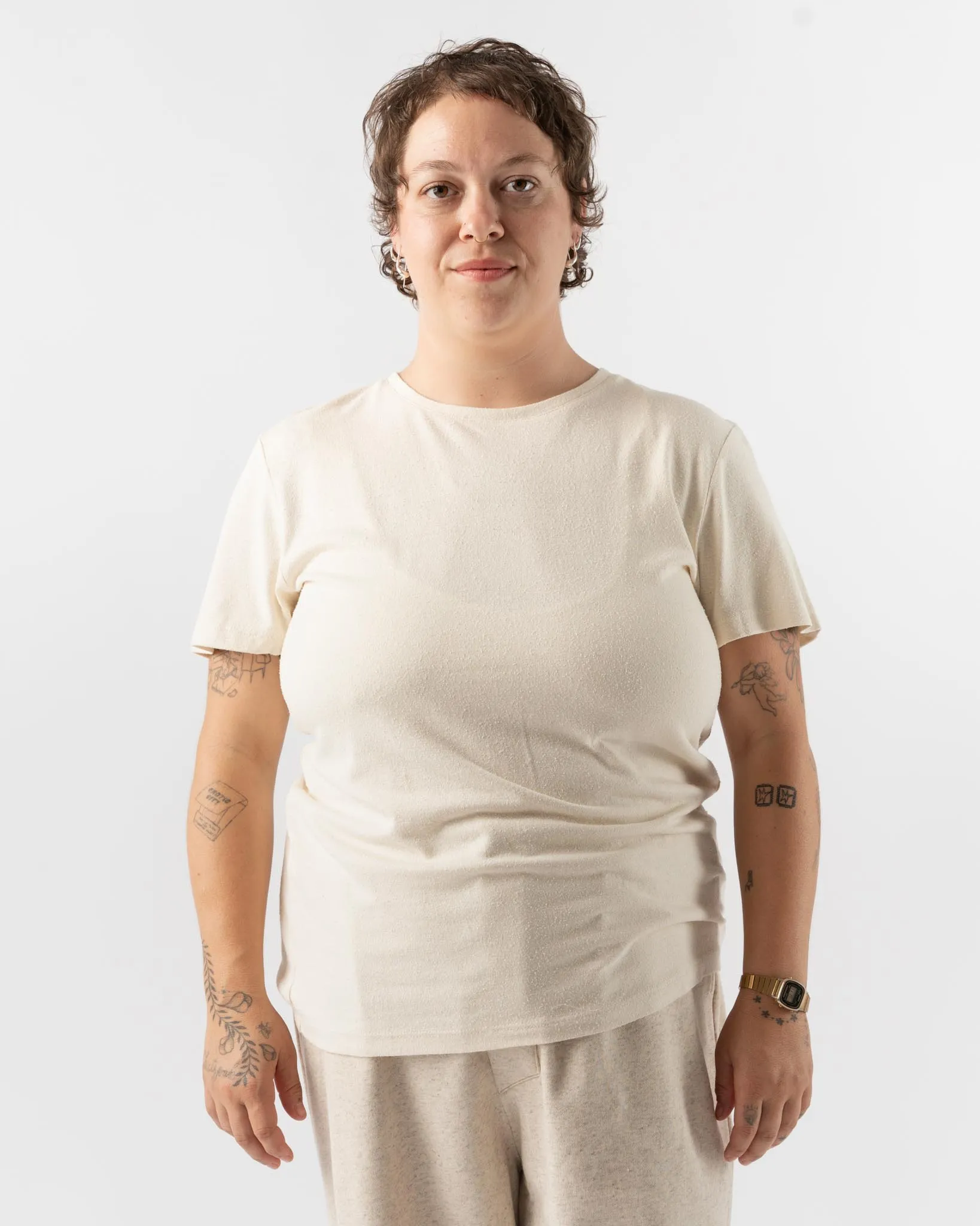 Baserange Silk Tee Undyed