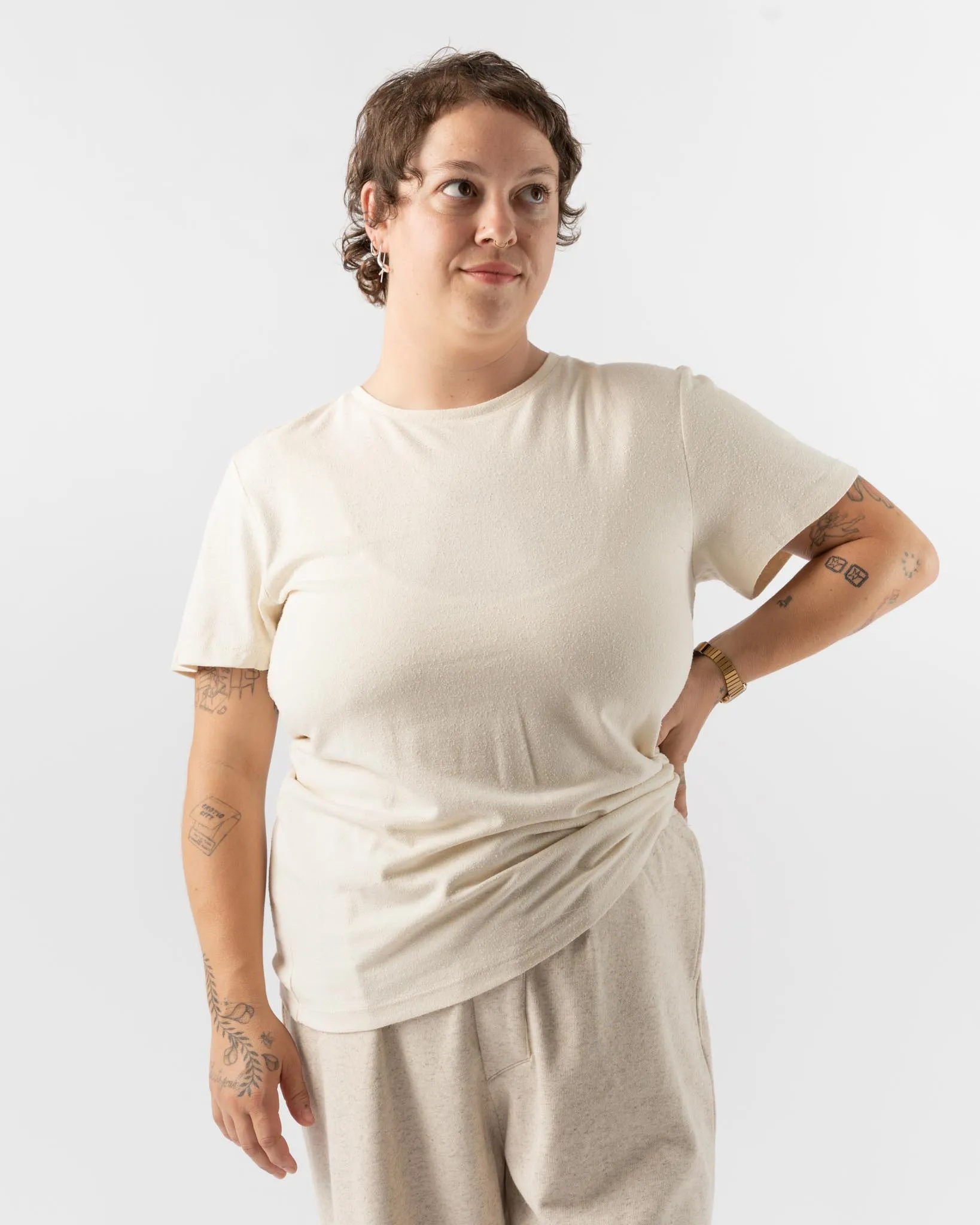 Baserange Silk Tee Undyed