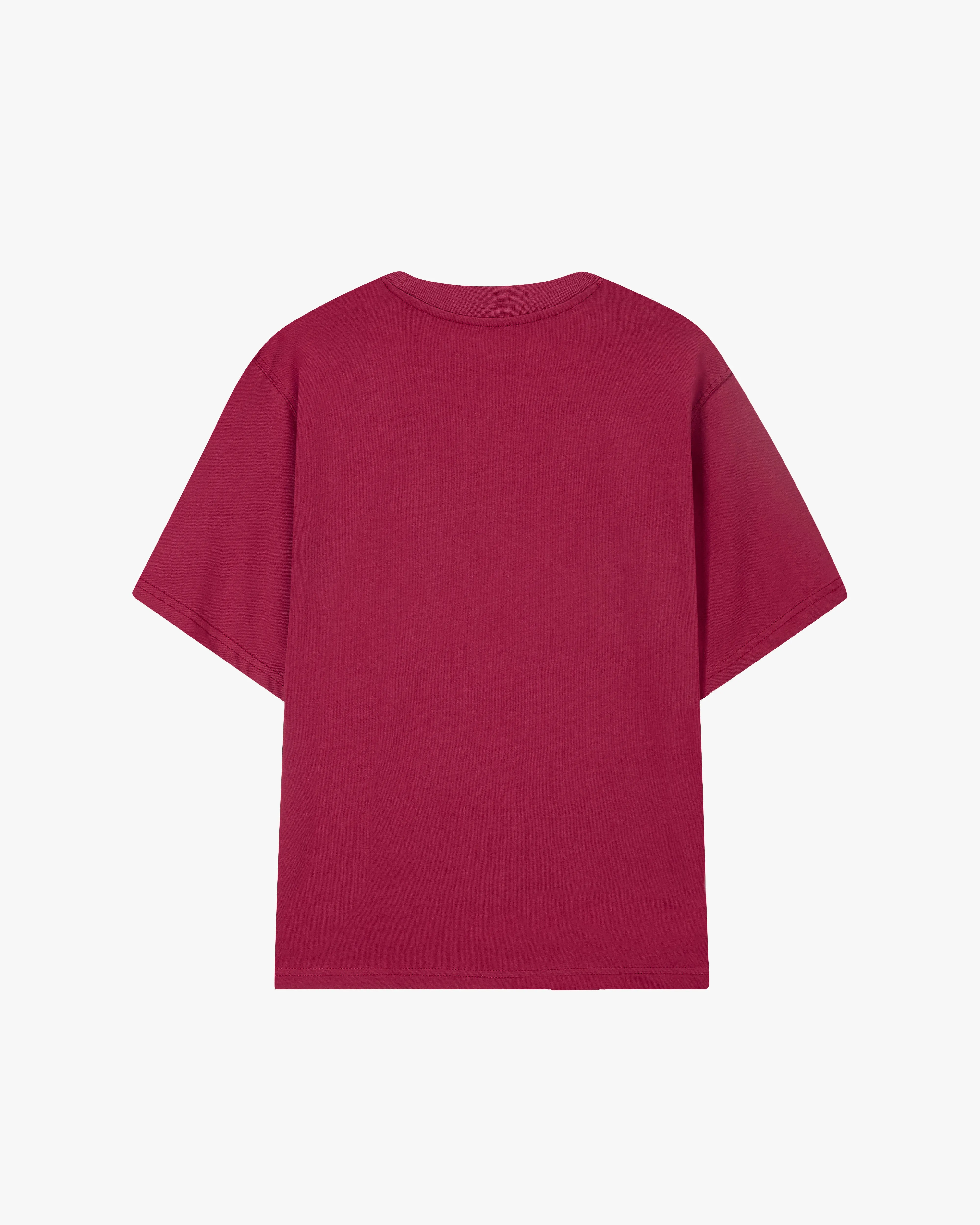 BASIC TEE WHITE/ASH/BURGUNDY 3XPACK