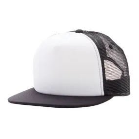 Black & White Kids Trucker Hat