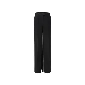 Black Low-rise Tailored Trousers