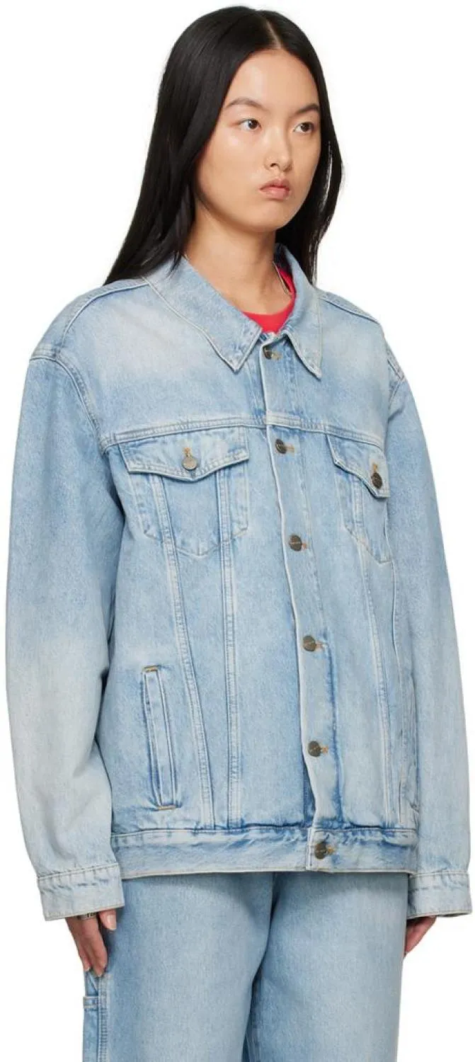 Blue 'The Denim Trucker Jacket' Denim Jacket