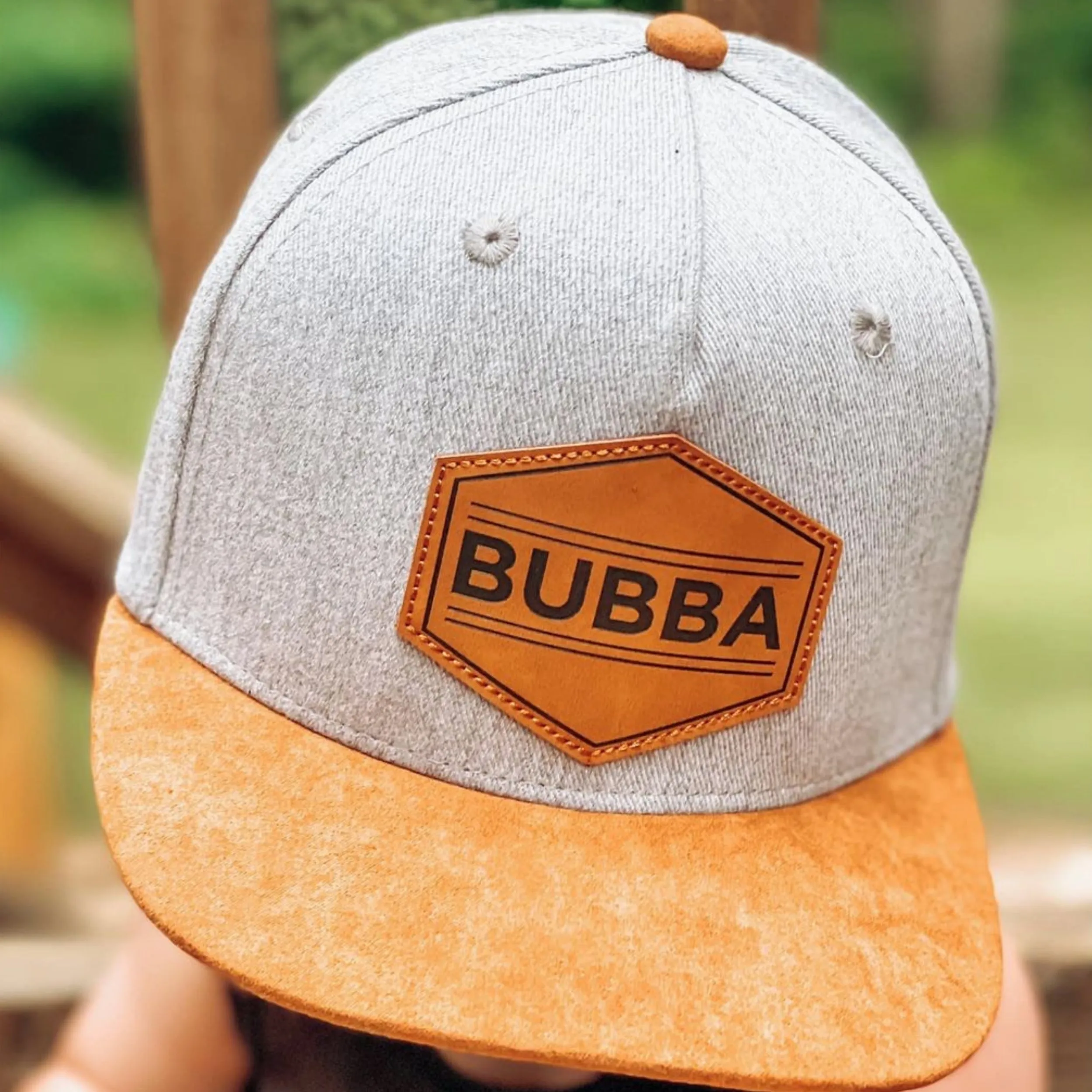 Bubba Grey Brown Trucker Hat