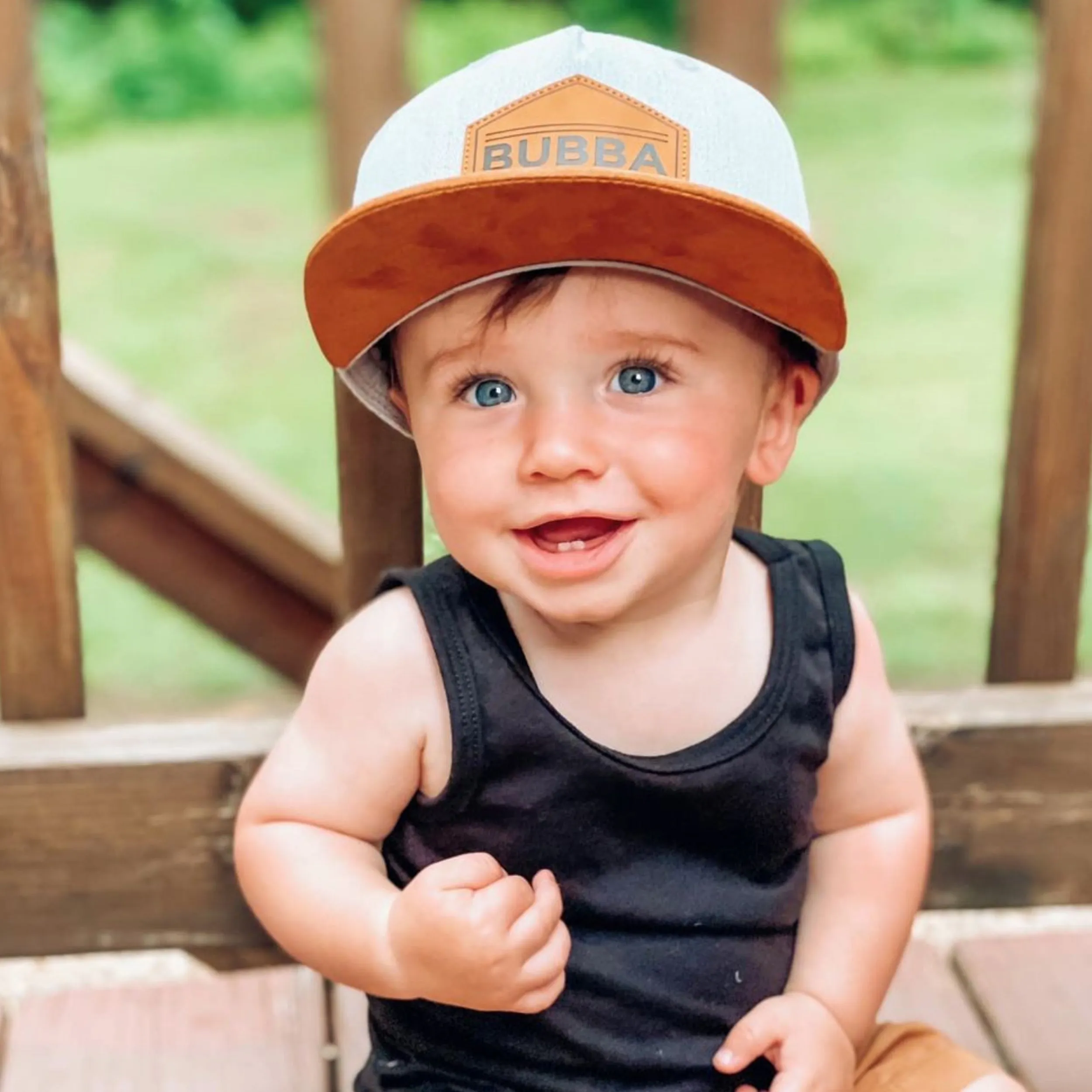 Bubba Grey Brown Trucker Hat