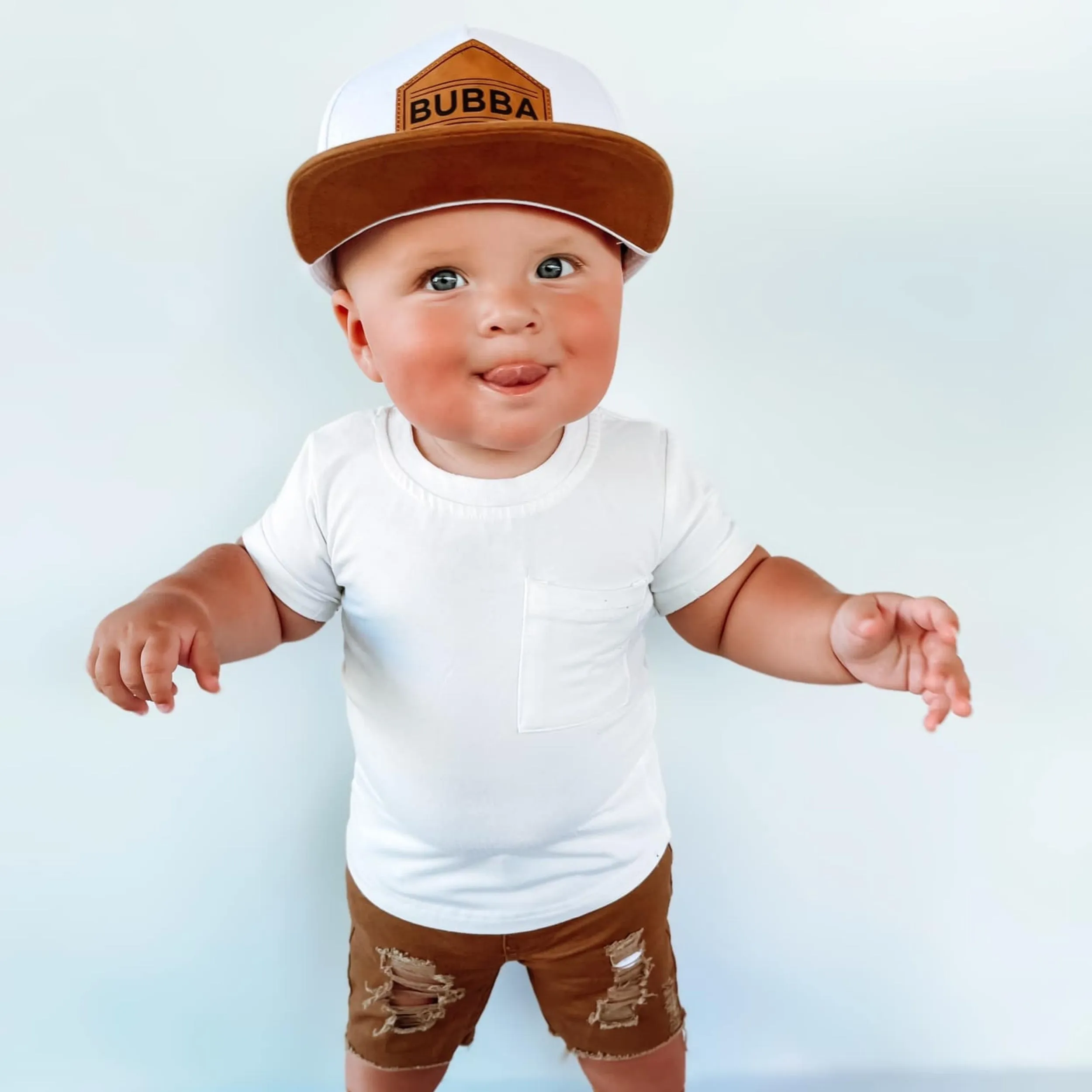 Bubba White Kids Trucker Hat