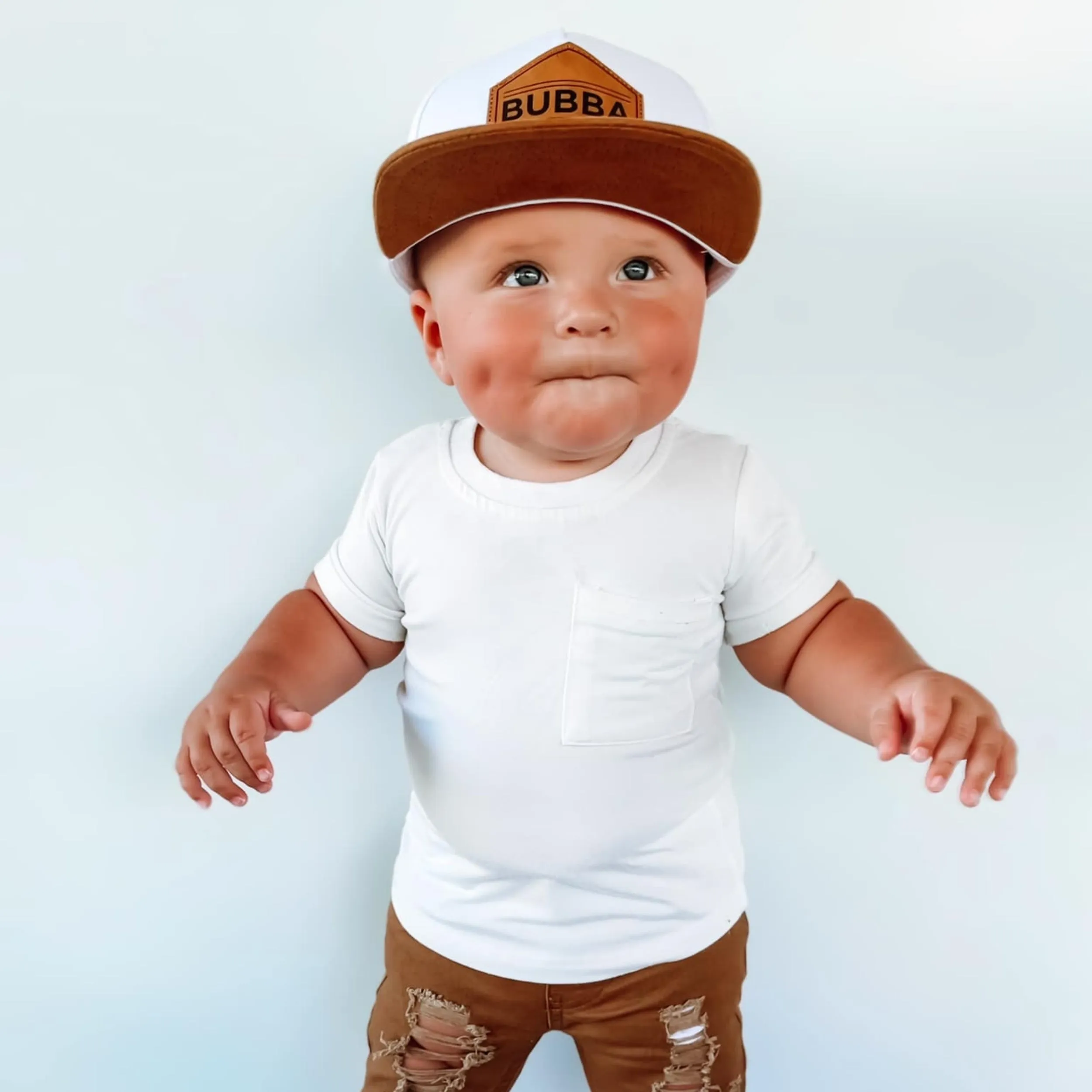 Bubba White Kids Trucker Hat