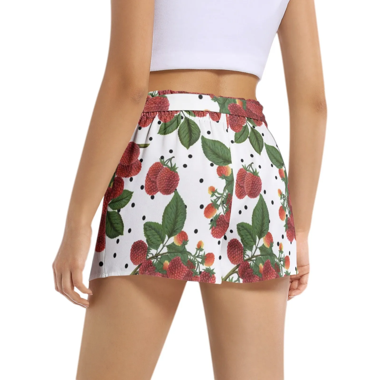 Colossal Raspberry Parfait Women's Belted Short