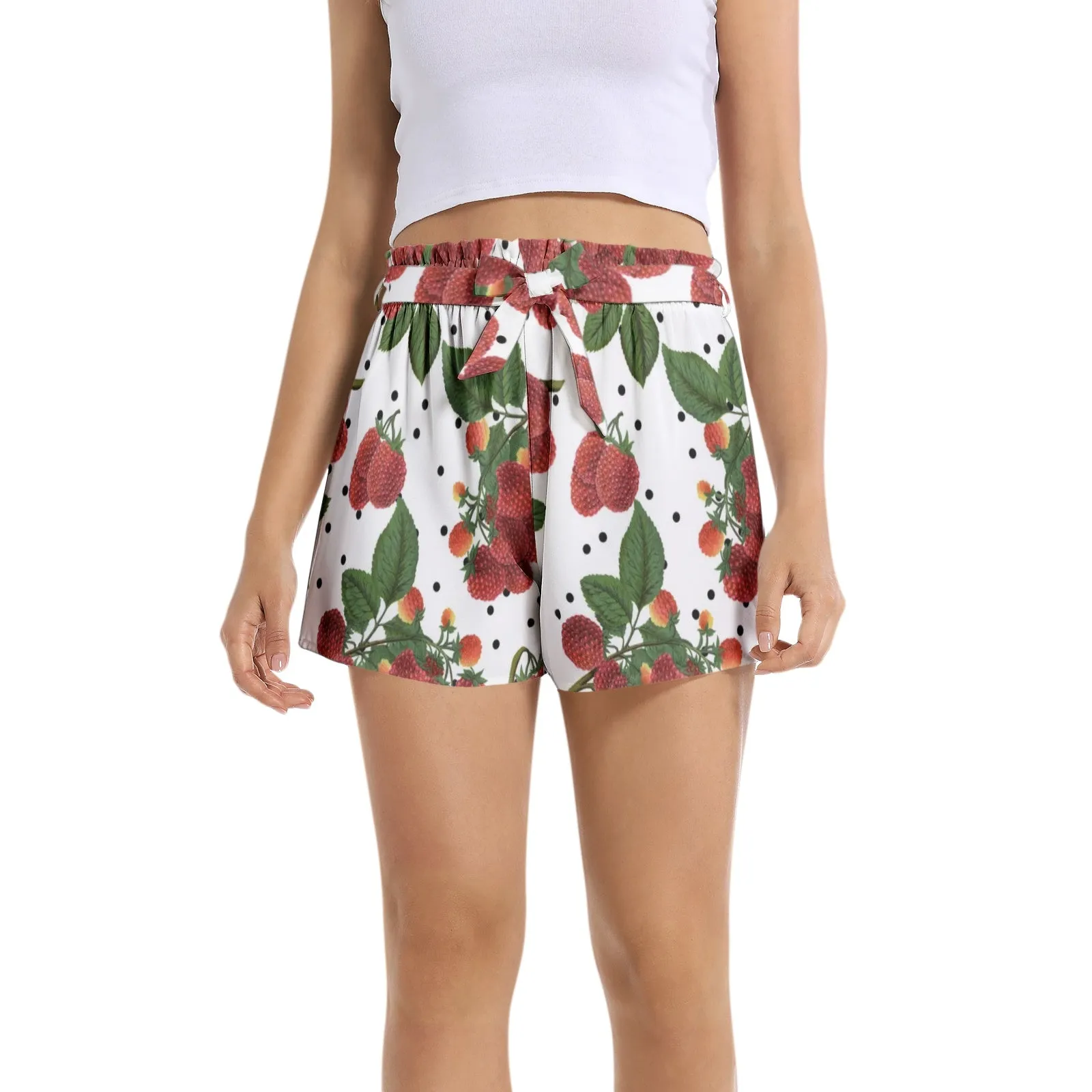 Colossal Raspberry Parfait Women's Belted Short