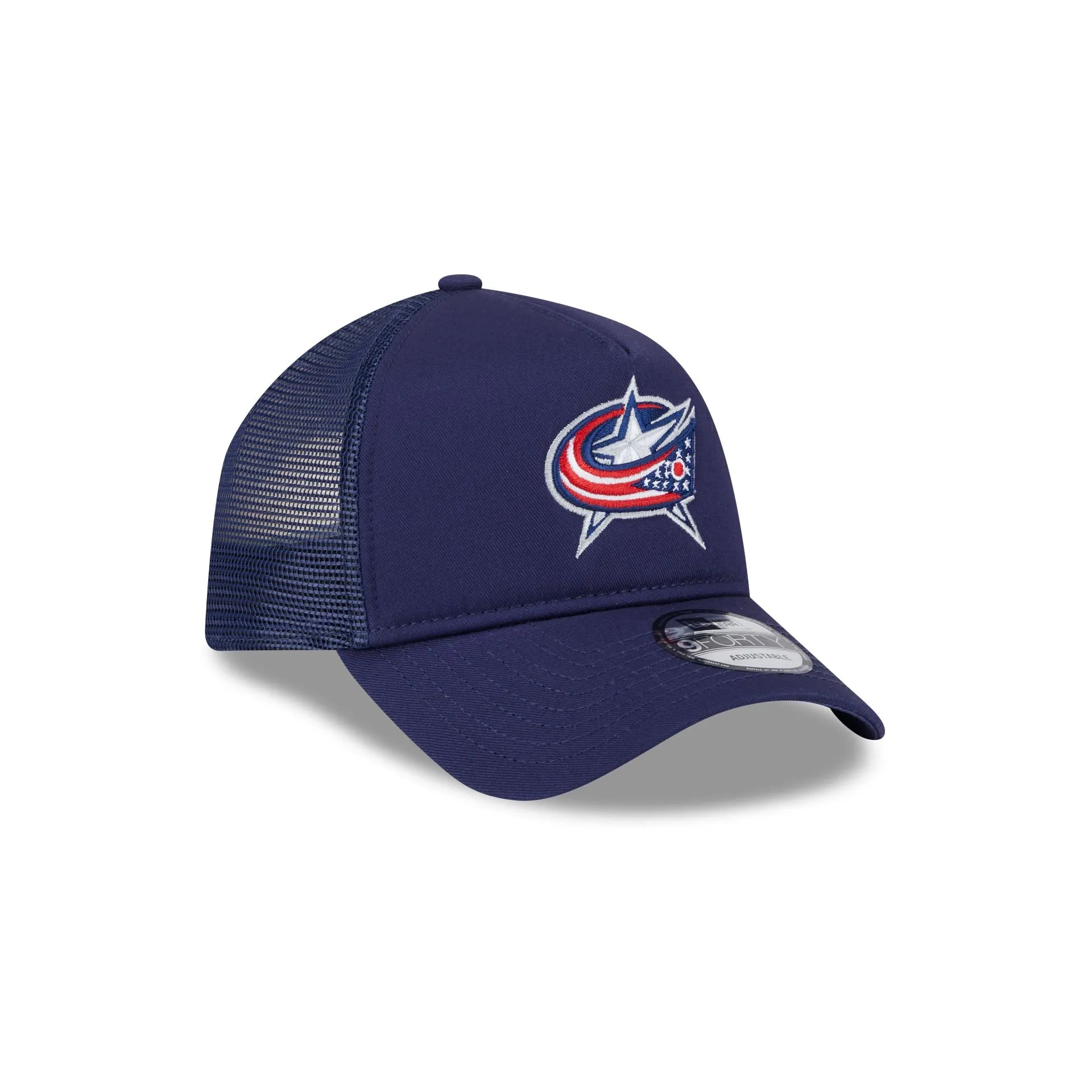 Columbus Blue Jackets 9FORTY A-Frame Trucker Hat