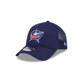 Columbus Blue Jackets 9FORTY A-Frame Trucker Hat