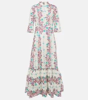 Cotton shirt dress with Etro print, multicolor