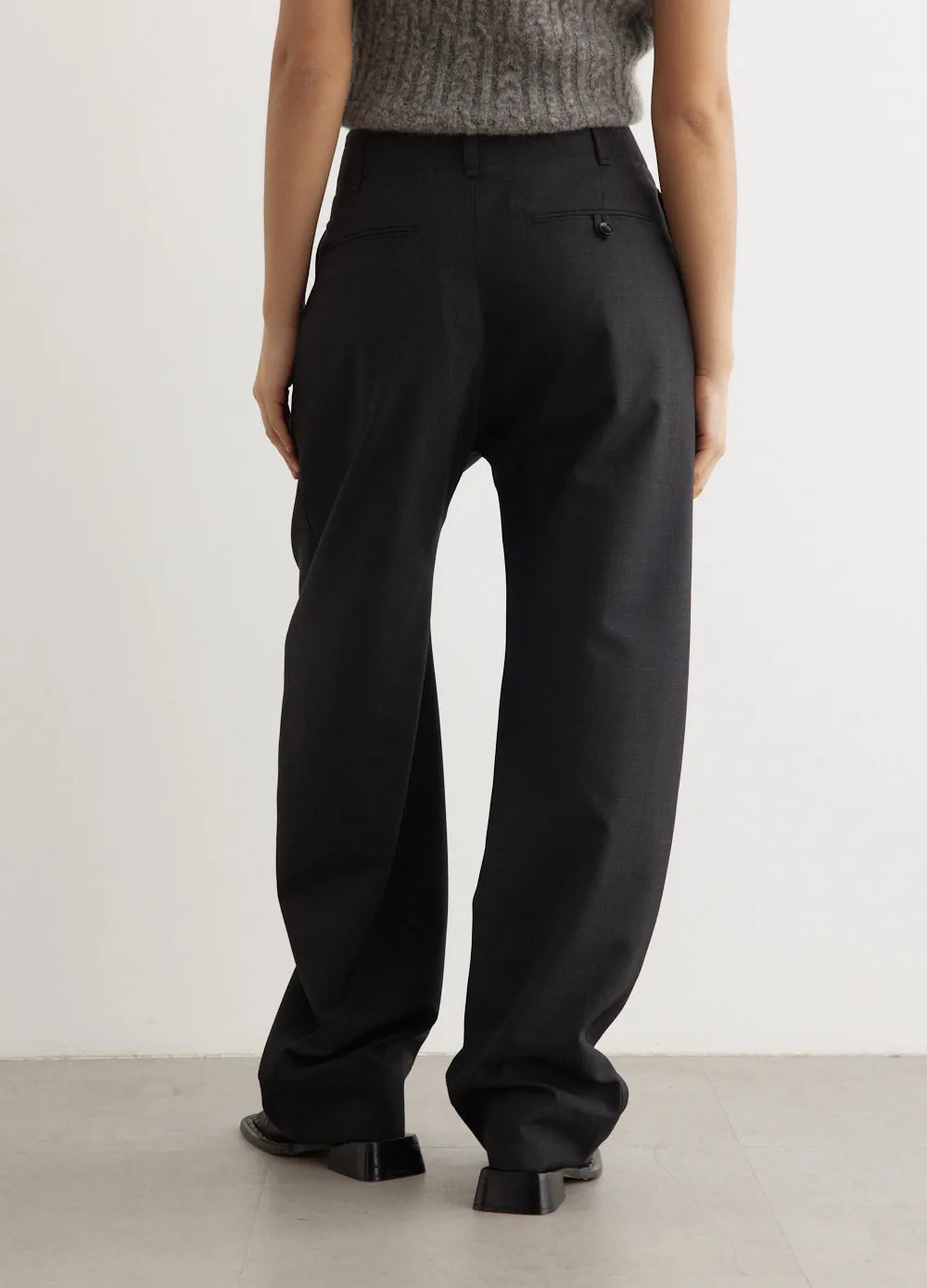 Curved Volume Tailored Pants