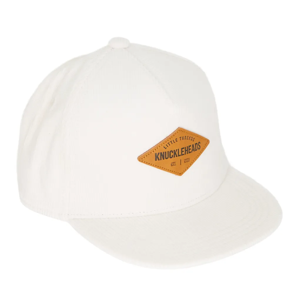 Easton Ivory Corduroy Trucker Hat