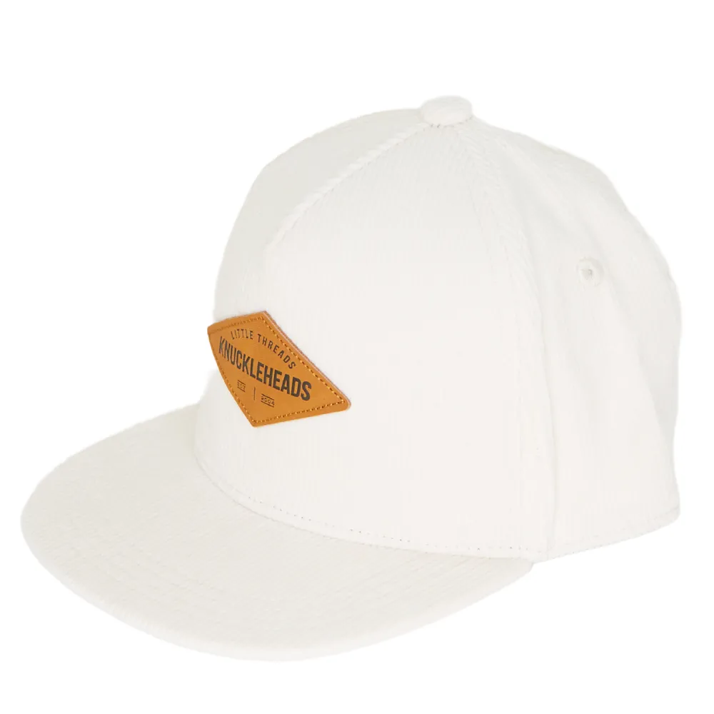 Easton Ivory Corduroy Trucker Hat