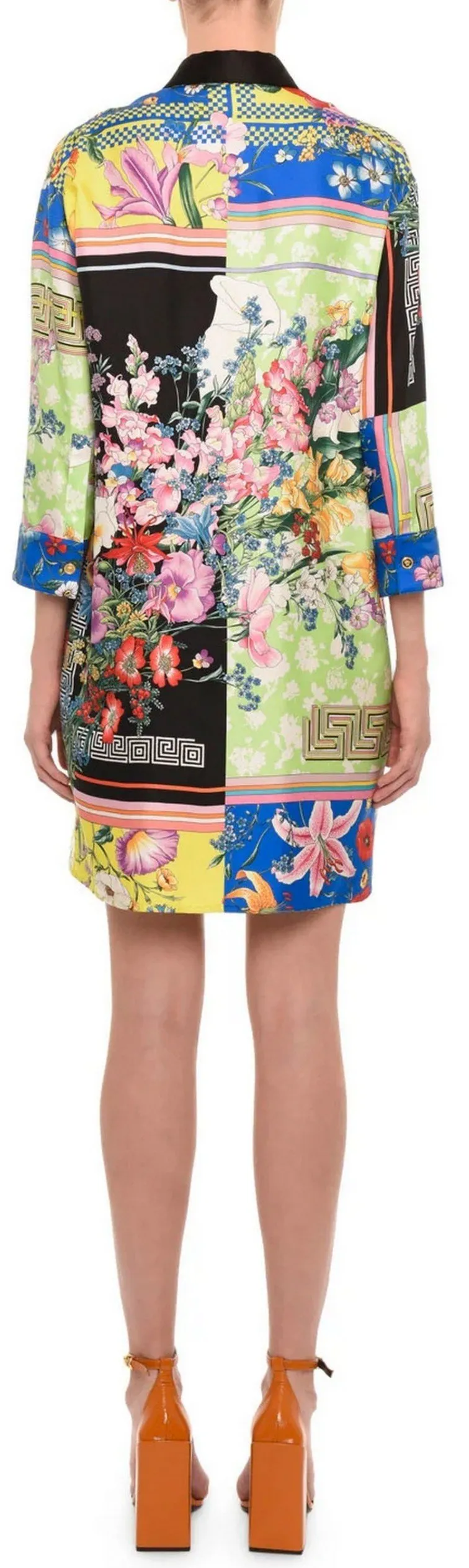 Floral-Print Shirt Dress
