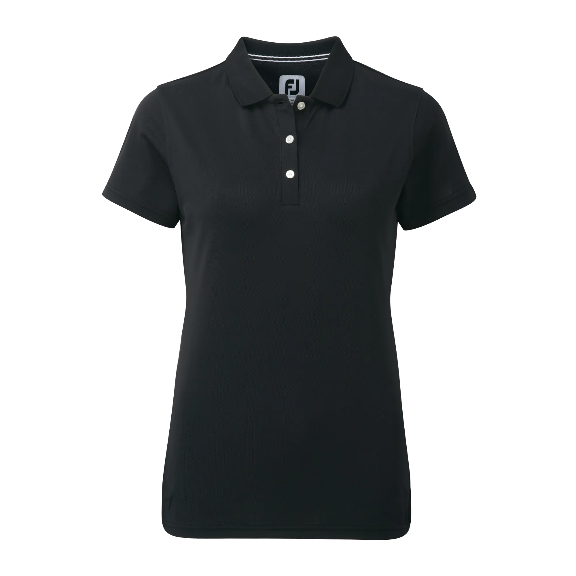 FootJoy Women's Pique Solid Polo - Black