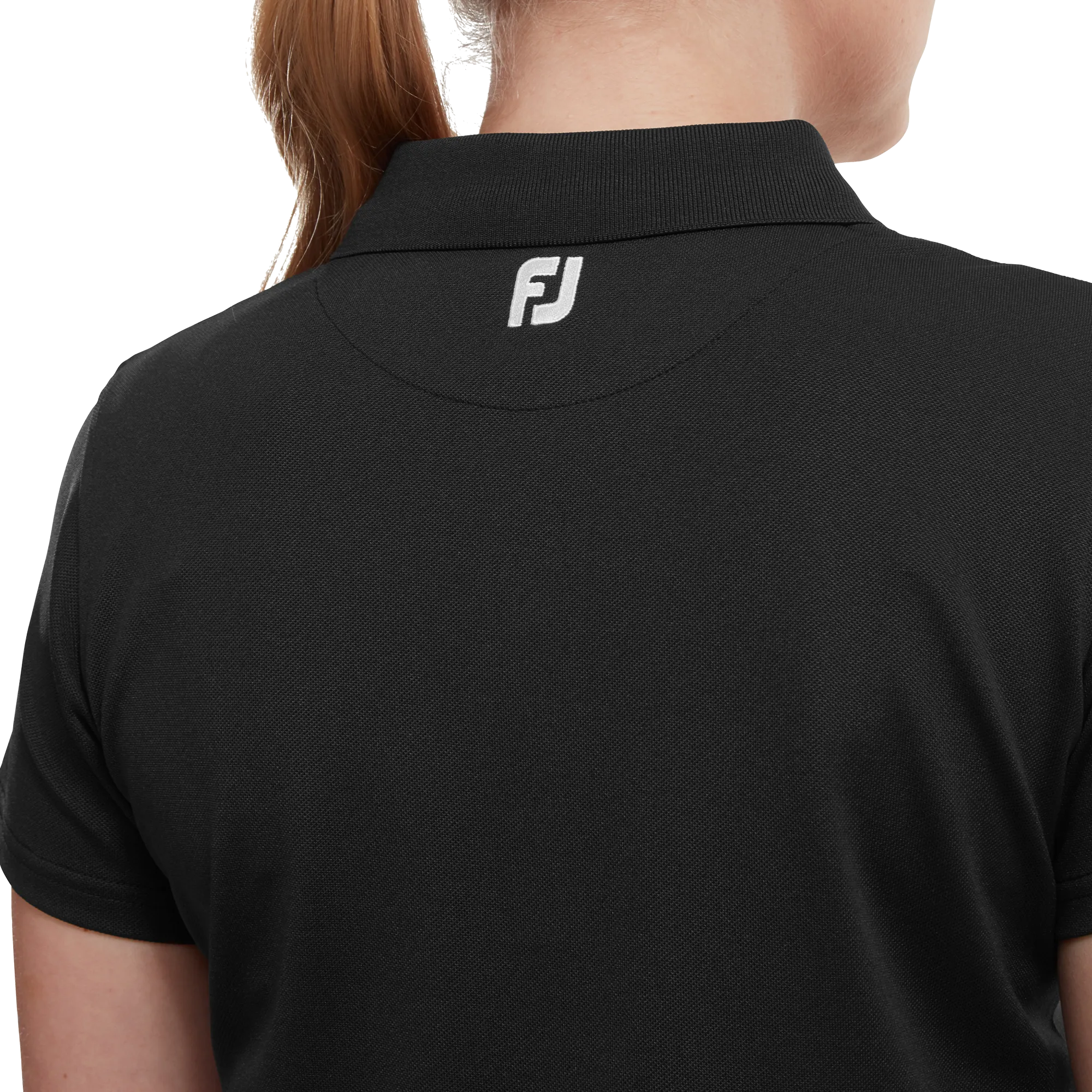 FootJoy Women's Pique Solid Polo - Black