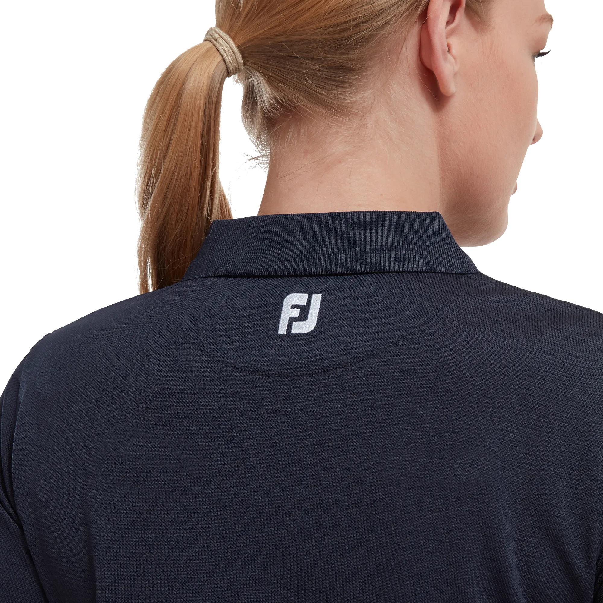 FootJoy Women's Pique Solid Polo - Navy