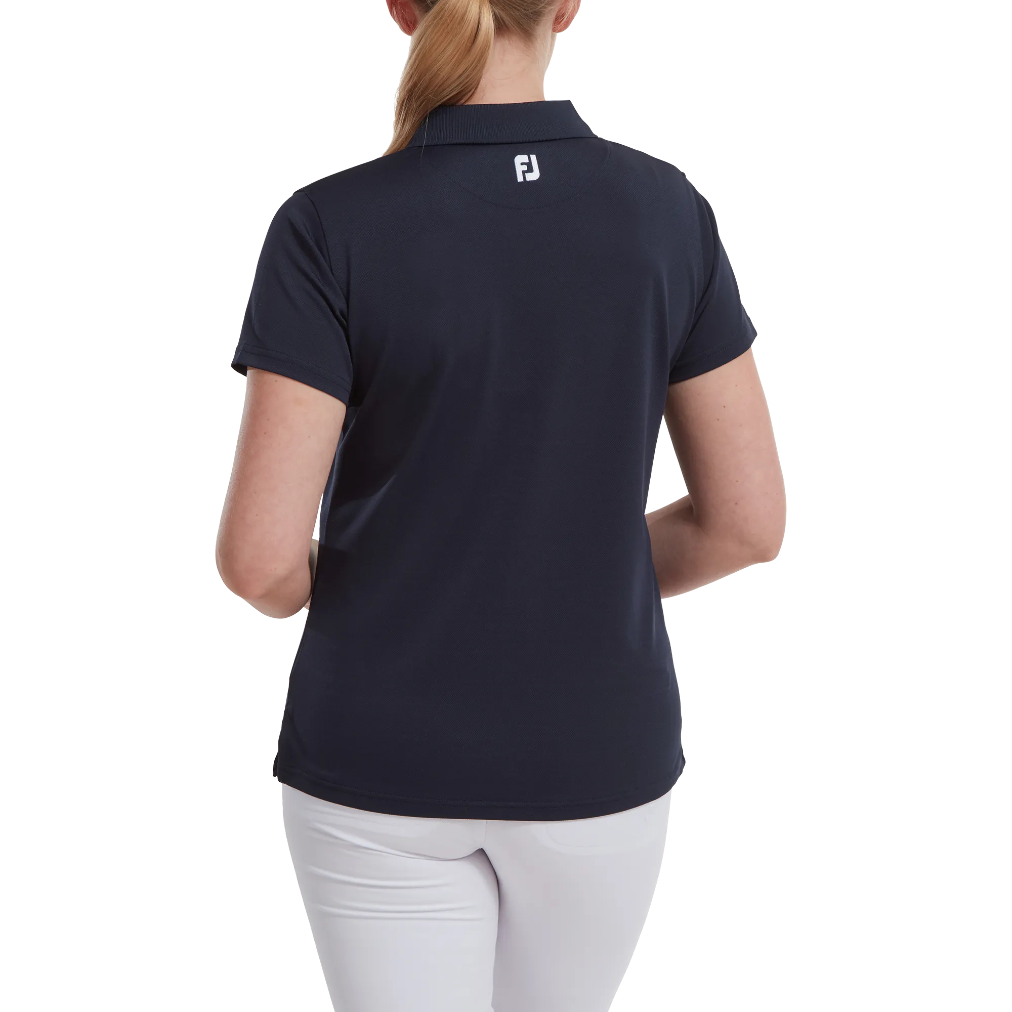 FootJoy Women's Pique Solid Polo - Navy