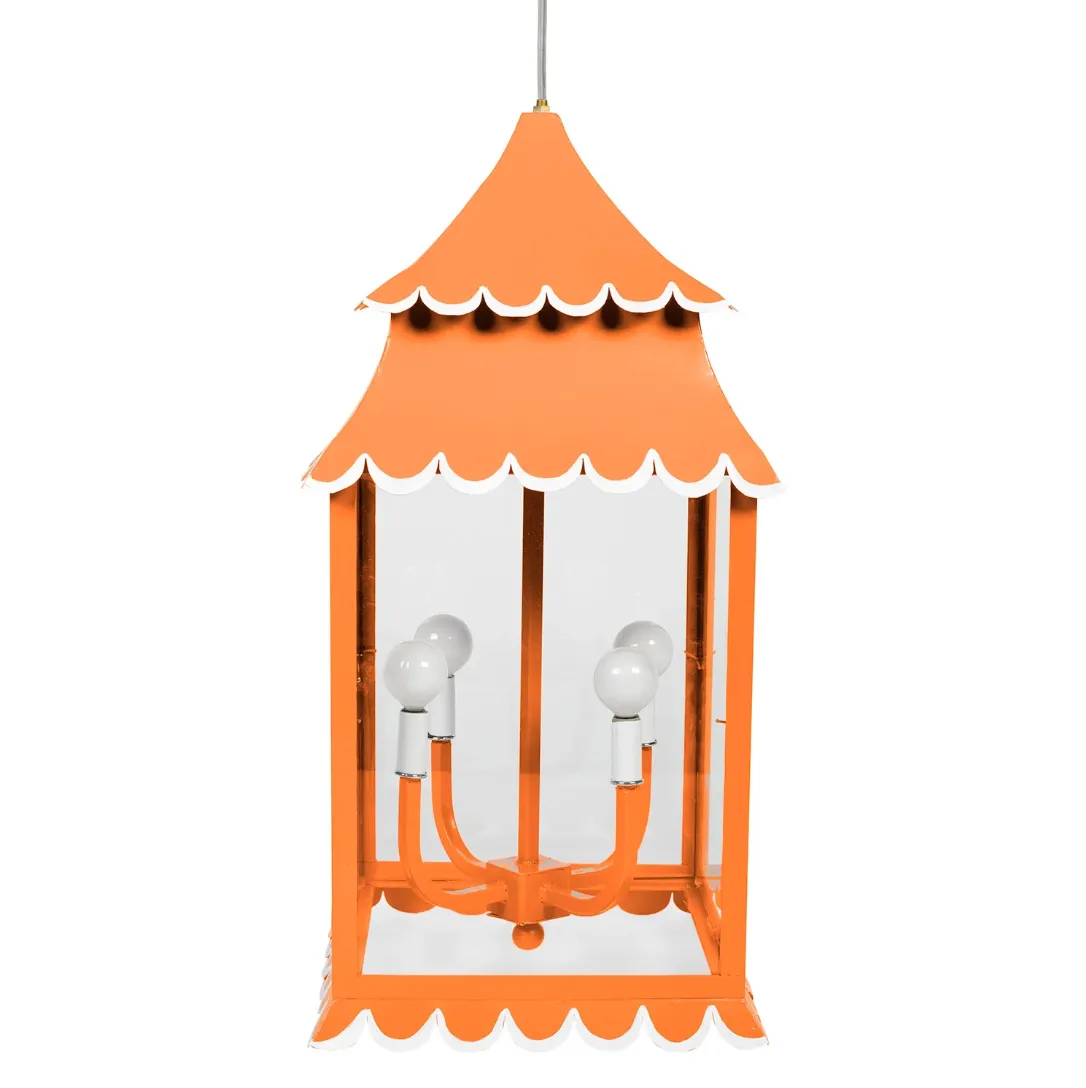 Girly Hanging Lantern in Aqua