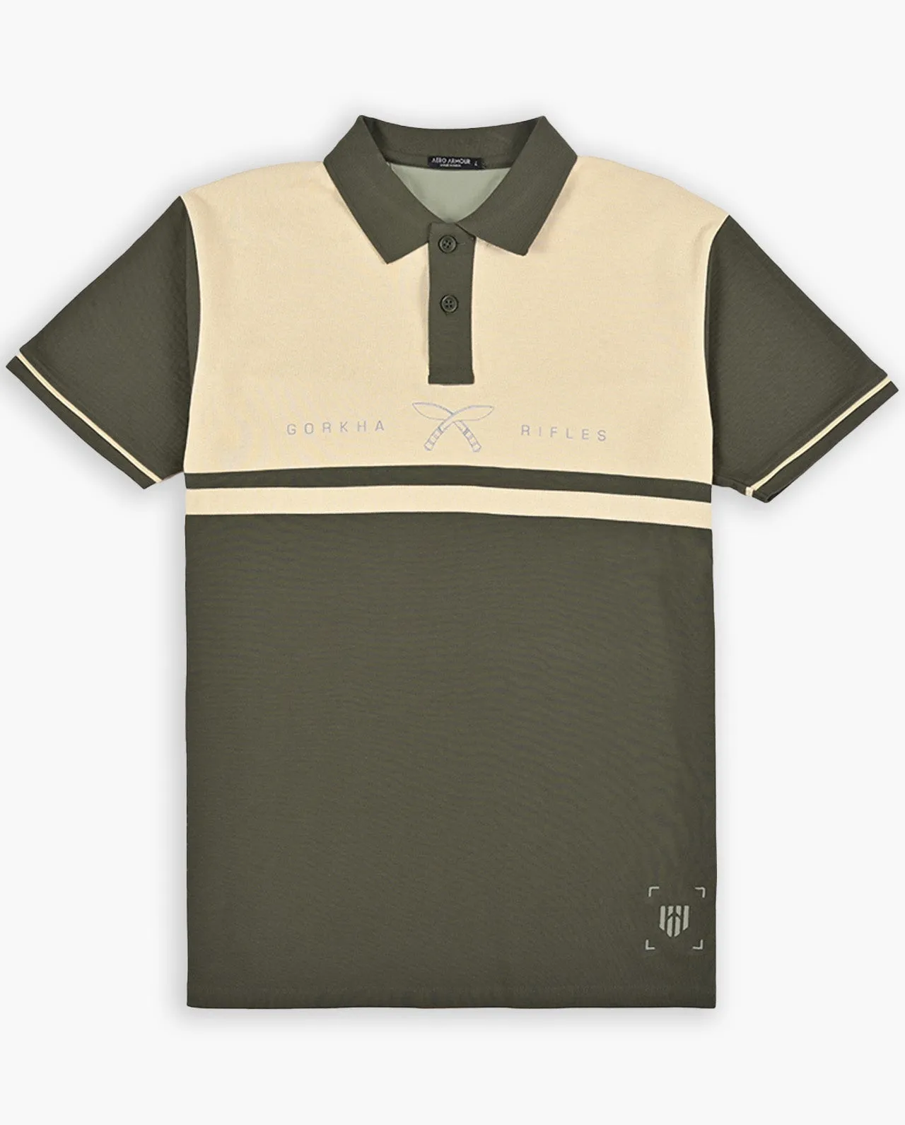 Gorkha Stripe Retro Polo T-Shirt