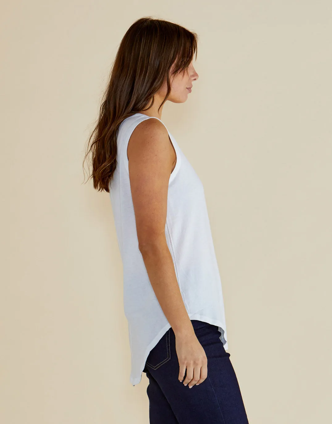 Keira Tank - White