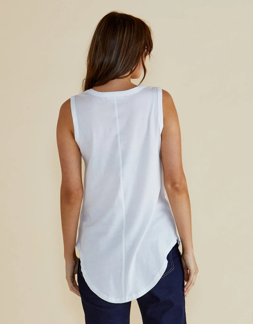 Keira Tank - White