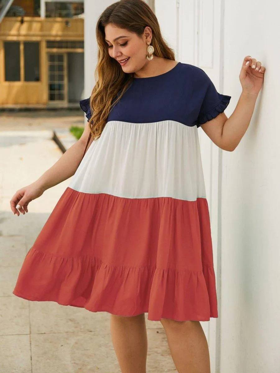 Layered Plus Size Summer Dress