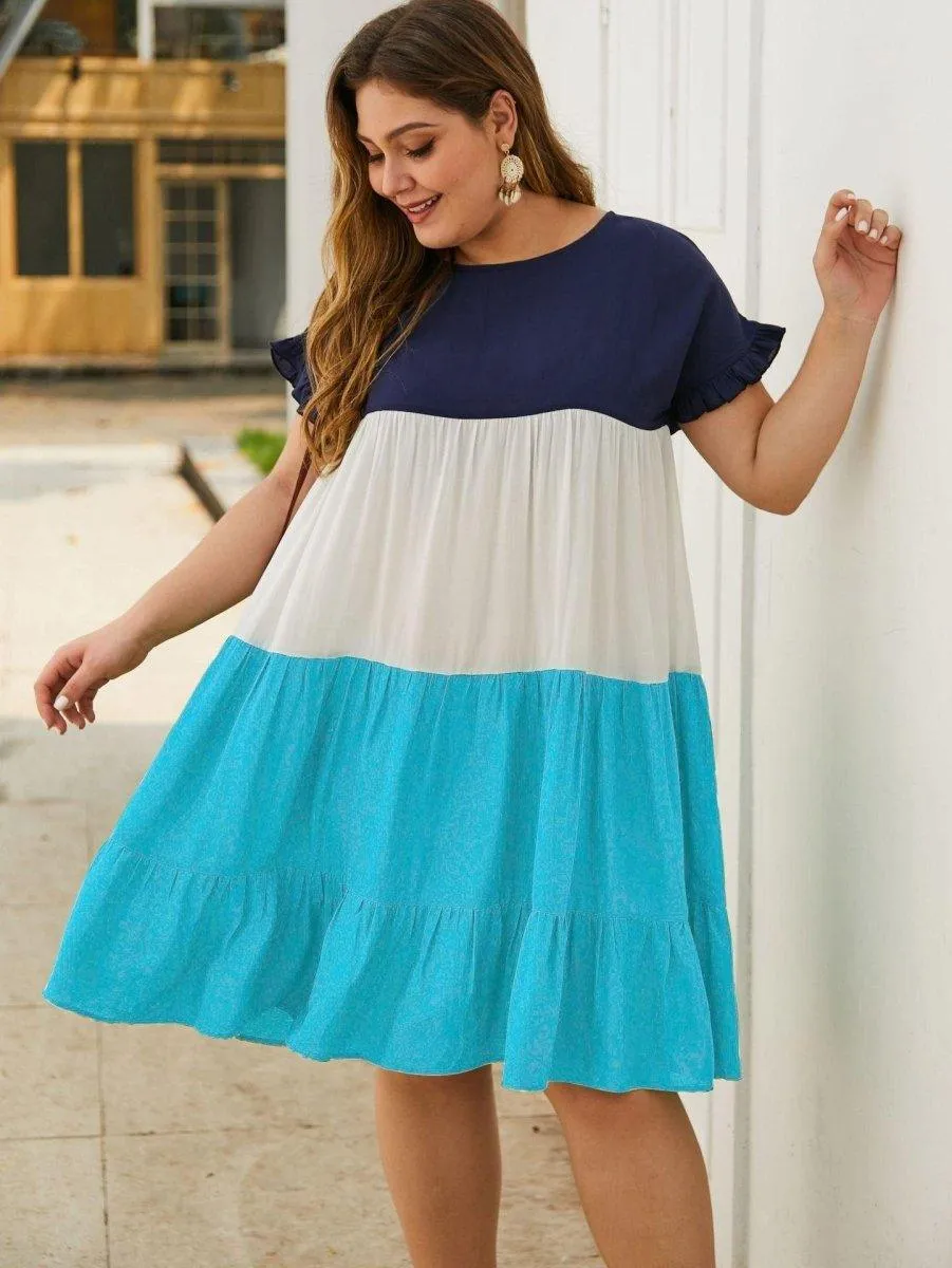 Layered Plus Size Summer Dress