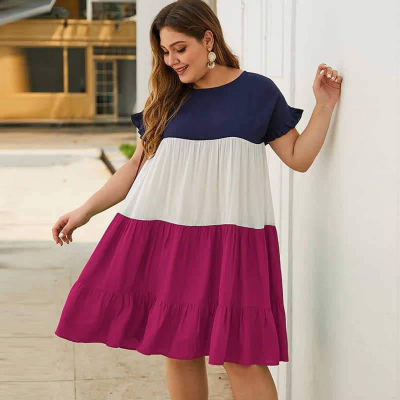 Layered Plus Size Summer Dress