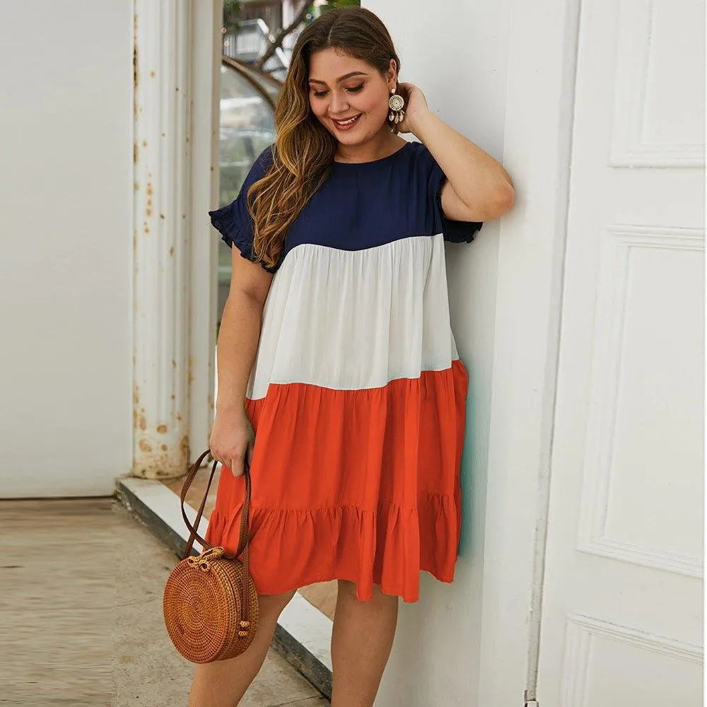 Layered Plus Size Summer Dress