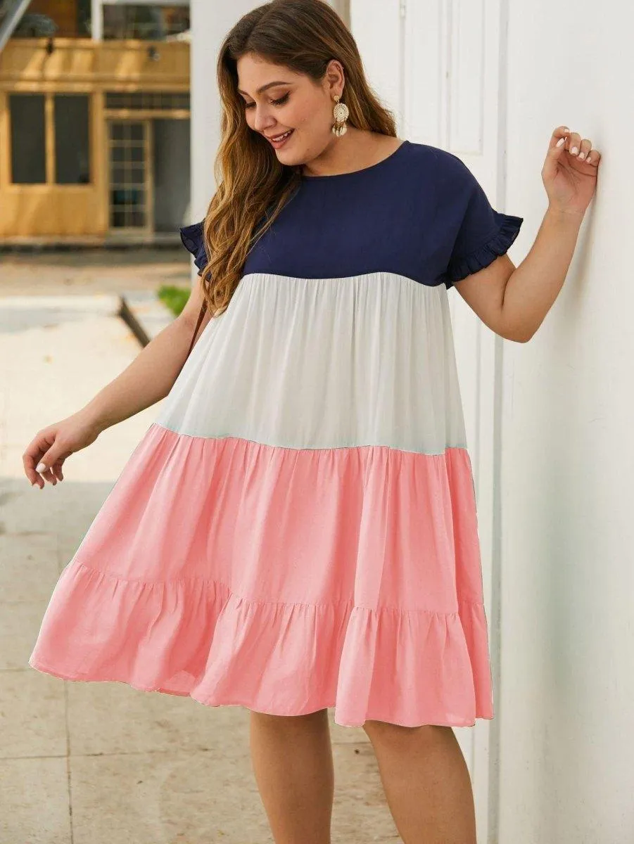 Layered Plus Size Summer Dress