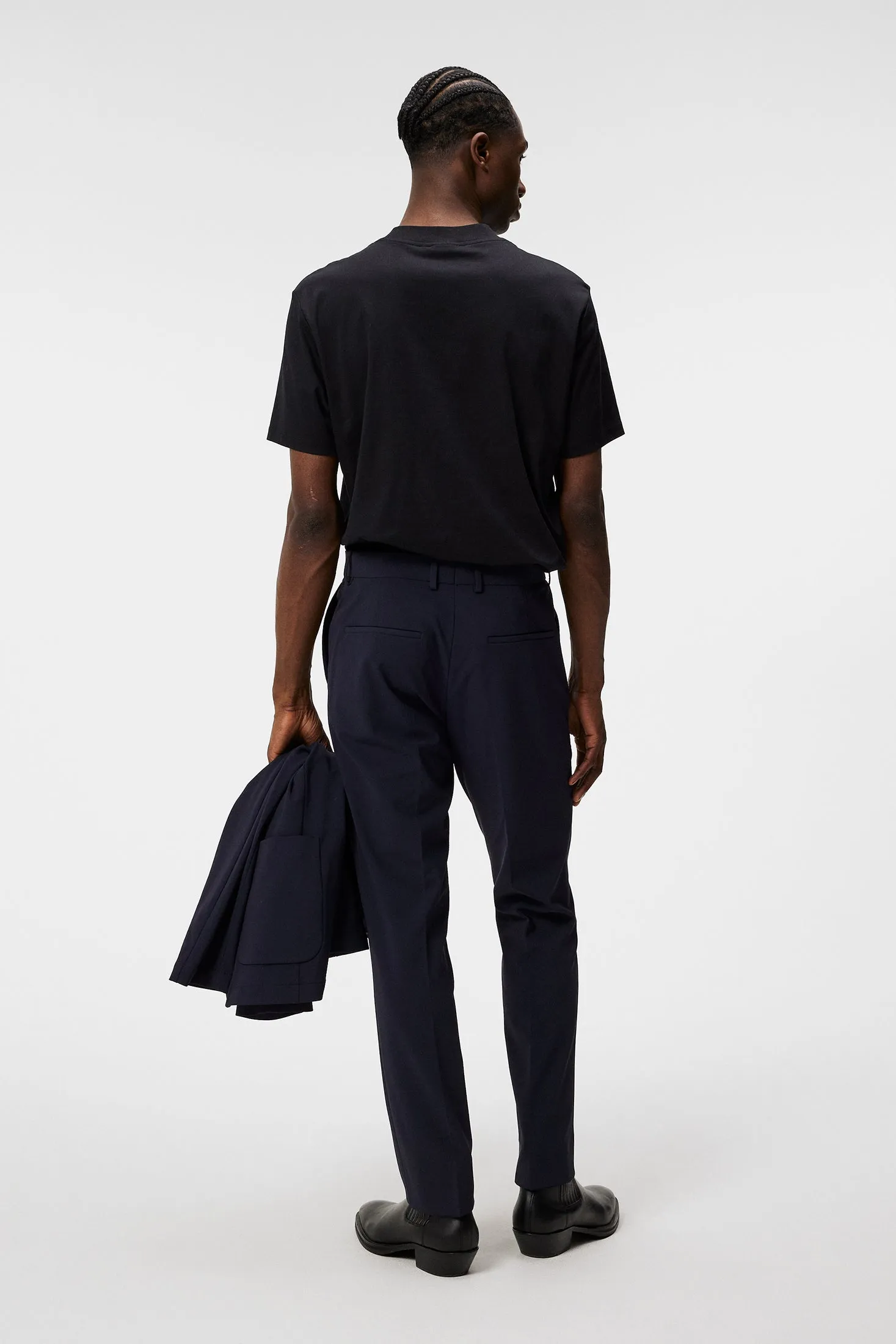 Lois Bonded Jersey Pants / JL Navy