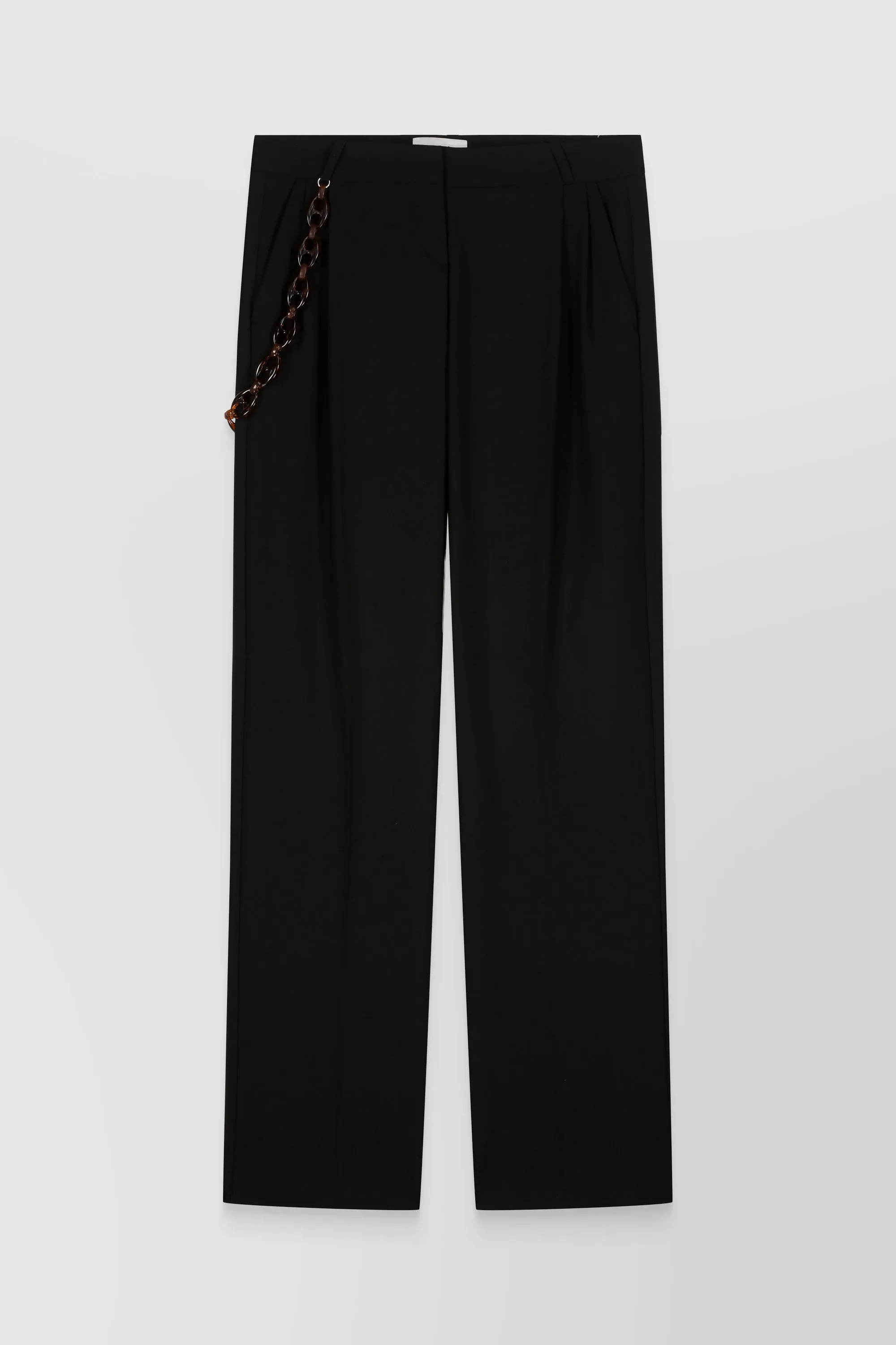 Low rise loose tailored pants