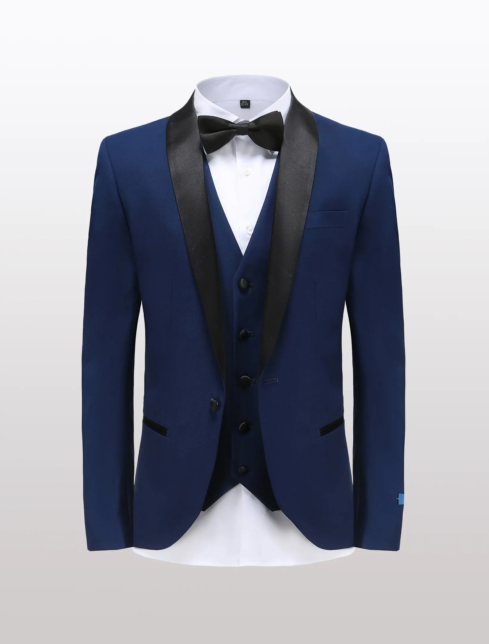 Men's Indigo Shawl Lapel Tailored Fit Tuxedo