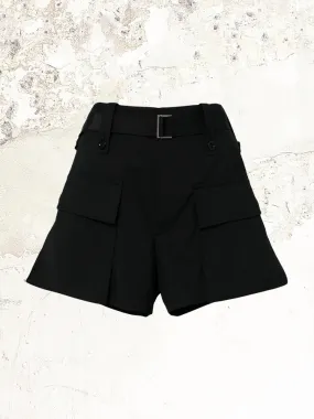 sacai suiting cargo shorts