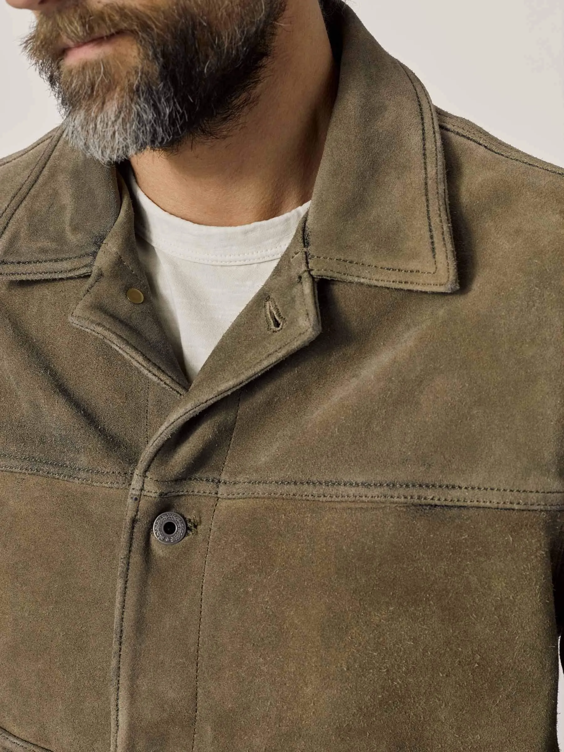 Saddle Vintage Suede Interstate Jacket