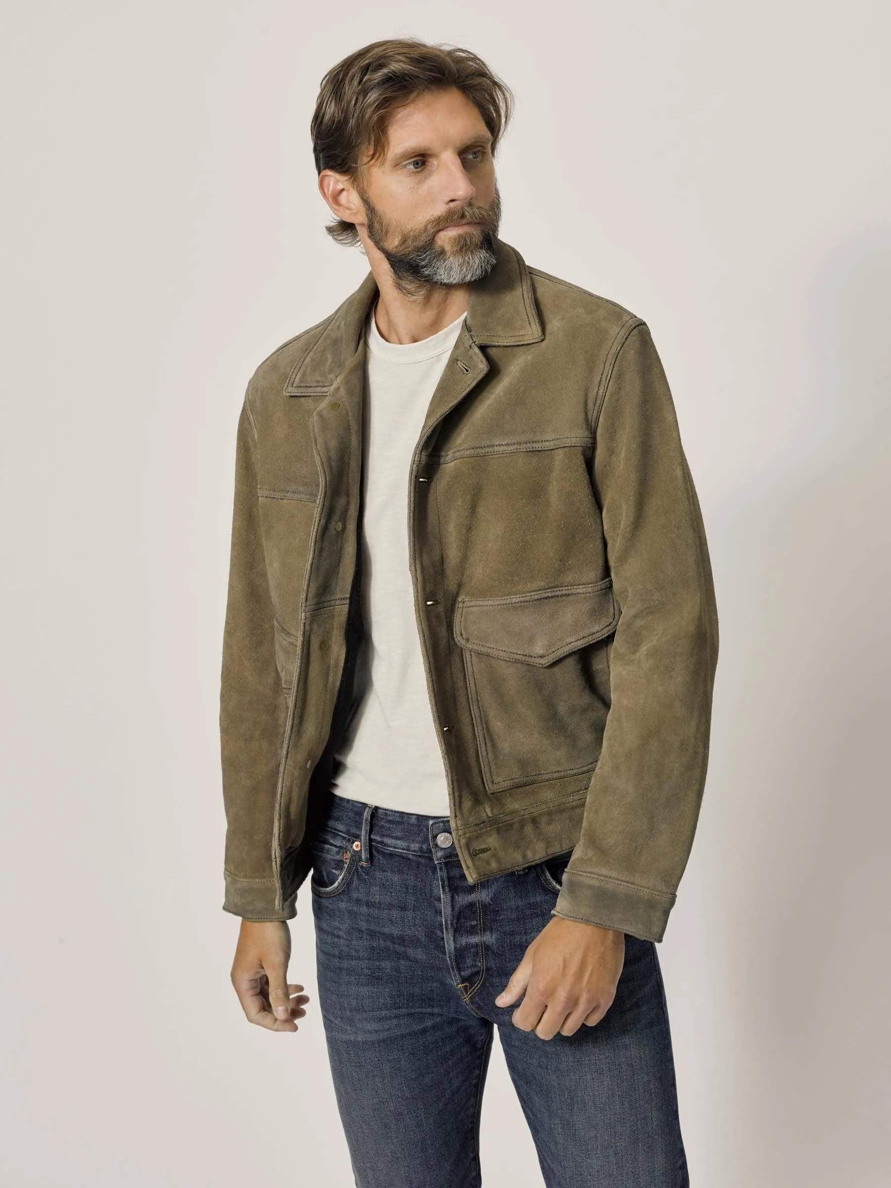 Saddle Vintage Suede Interstate Jacket