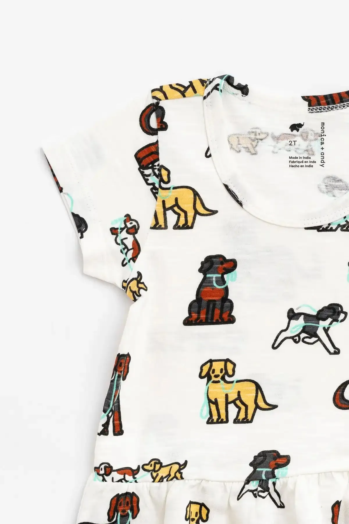 Short Sleeve Peplum Top_Dog Walker