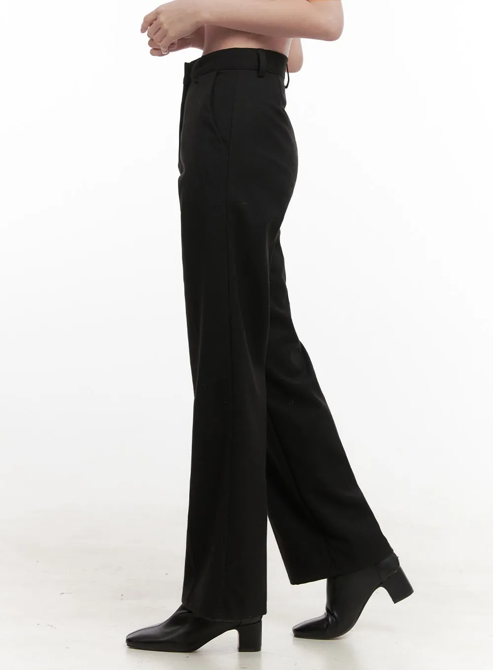 SpandexSleek Tailored Pants OD418