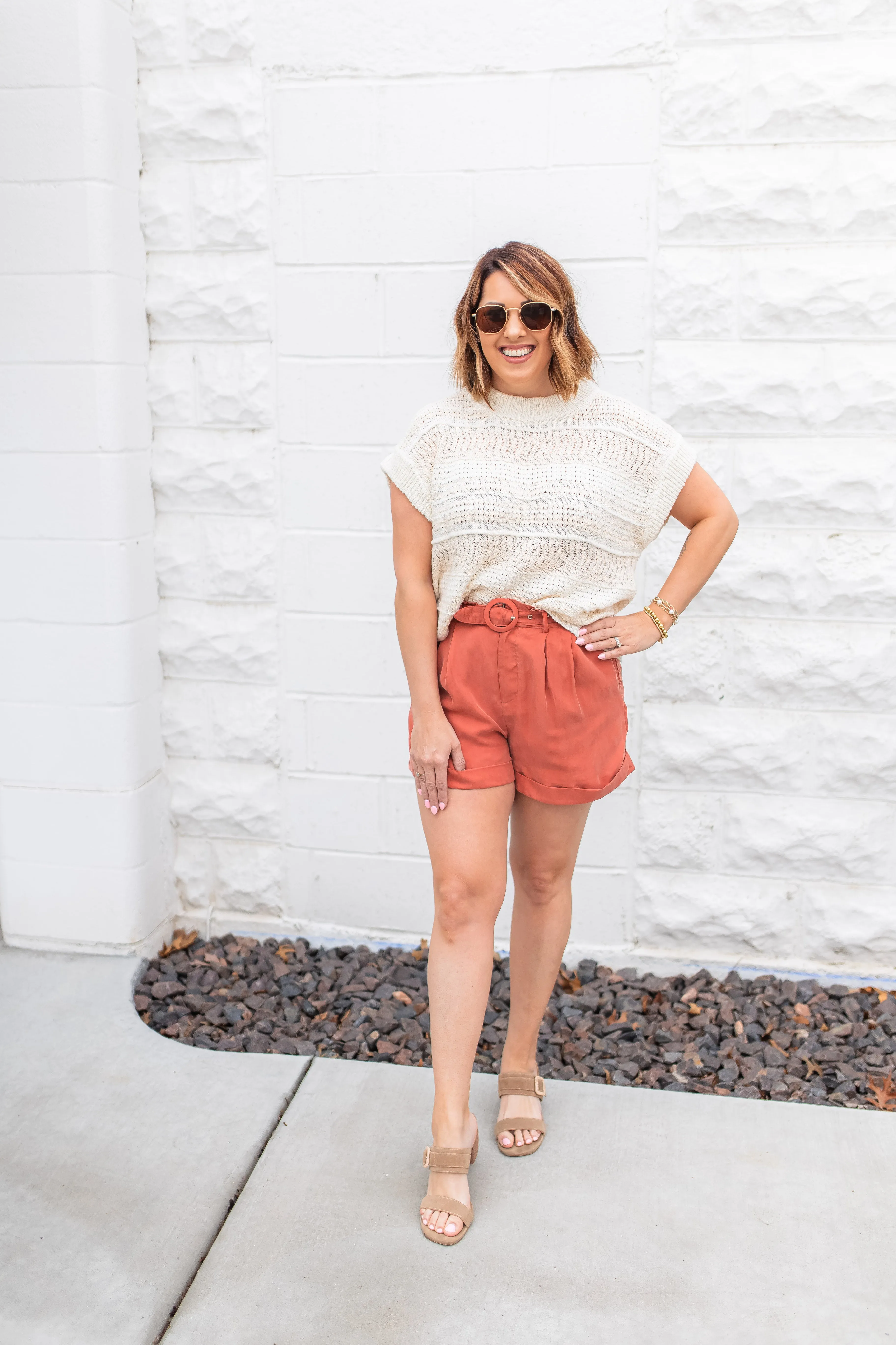 The Dunes Belted Shorts [Sadie   Sage]