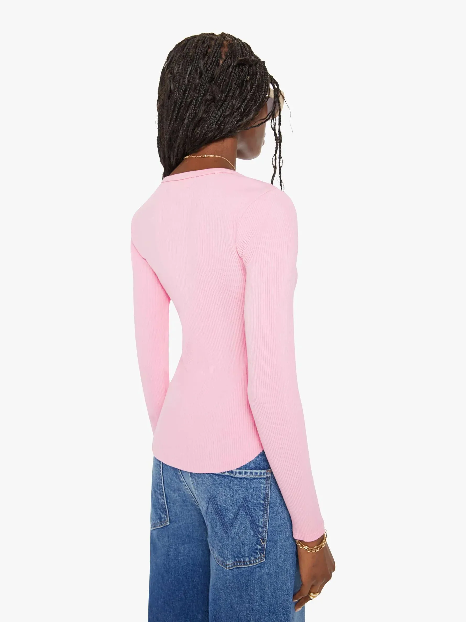 TIEGS Long Sleeve Tee in Carnation