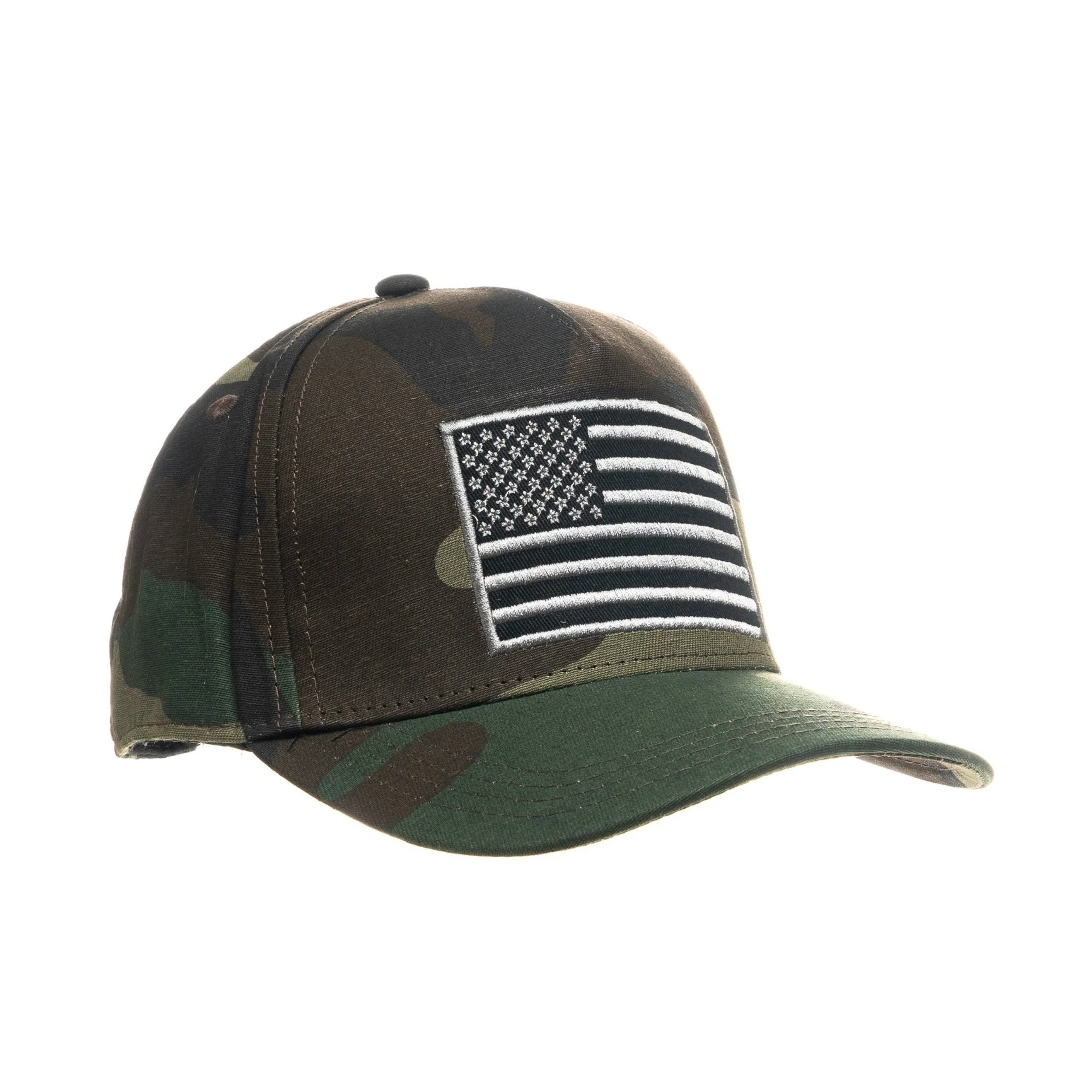 USA Camo Flag Kids Trucker Hat