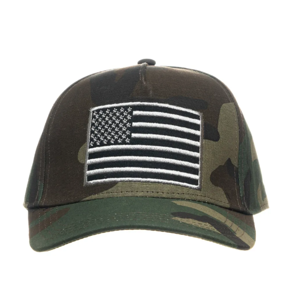 USA Camo Flag Kids Trucker Hat